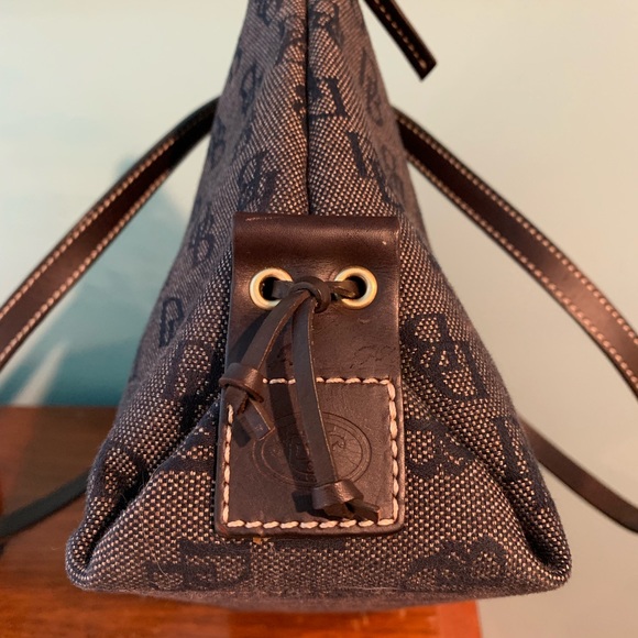 Dooney & Bourke Signature Fabric/Leather Trim - Picture 3 of 8